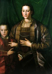 Eleonora di Toledo con su hijo Francesco